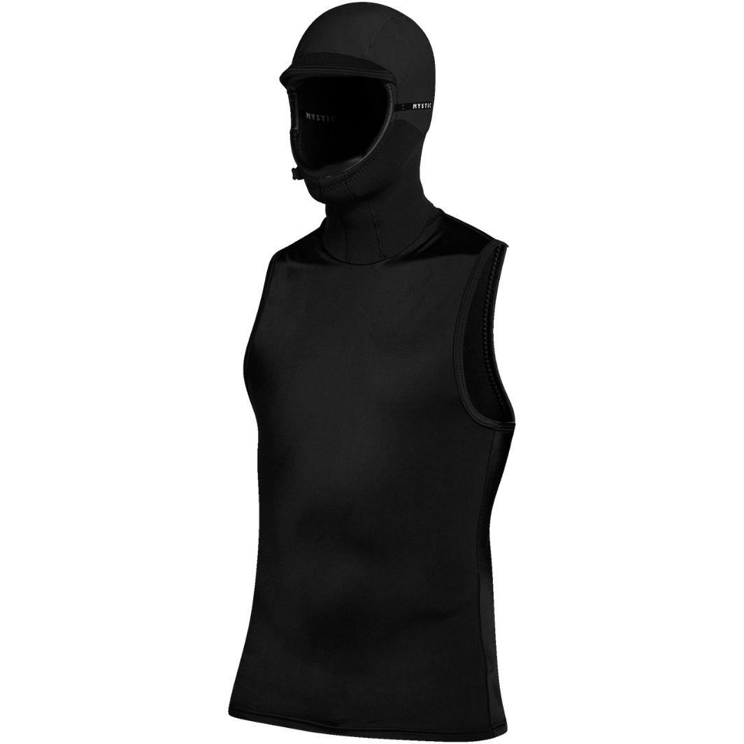 2026 Mystic Mens Star Hooded Rash Vest 35001.260100 - Black